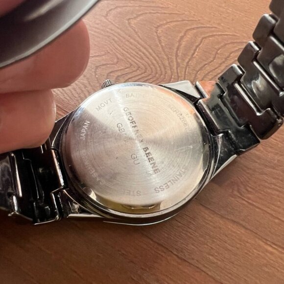 Mens Geoffrey Beene® Genuine Diamond Accent Watch - GBA0005GU - Picture 9 of 9